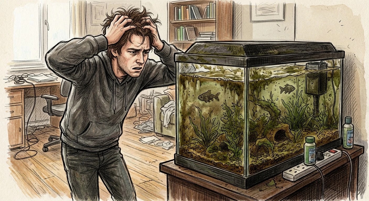De meest gemaakte fouten bij het houden van een aquarium.
