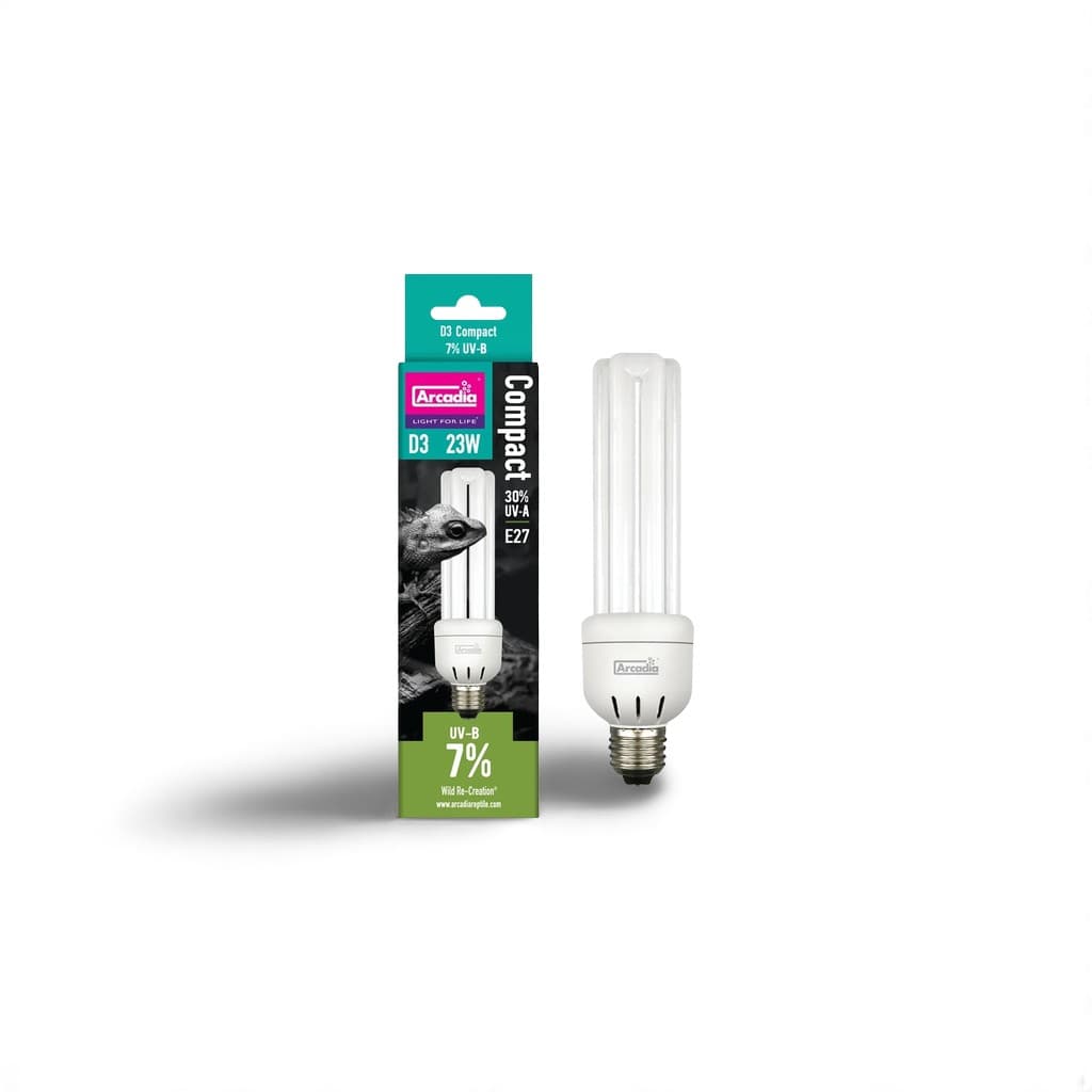 Arcadia D3 Compact Lamp 7% UVB 23w