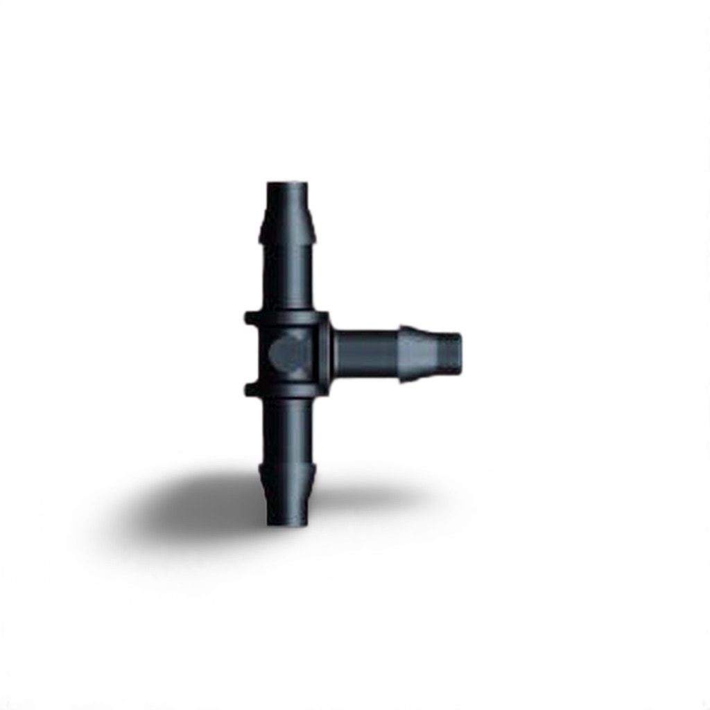 Davc Slangverbinder T-stuk 4 x 4 x 4mm tule