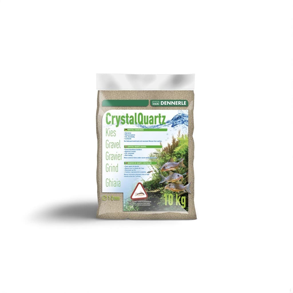 Dennerle Kristal Kwartsgrind 1-2 mm 10 kg Natuurwit - afbeelding 1