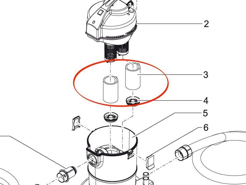 Oase Vervang Filtermousse voor pondovac 3 en 4 - afbeelding 2