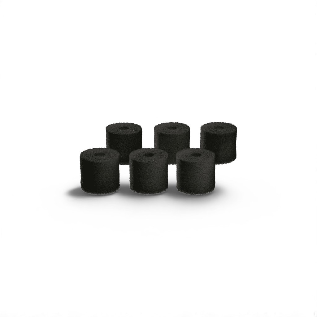 Oase Voorfiltermousse set 6 Biomaster 60ppi Zwart