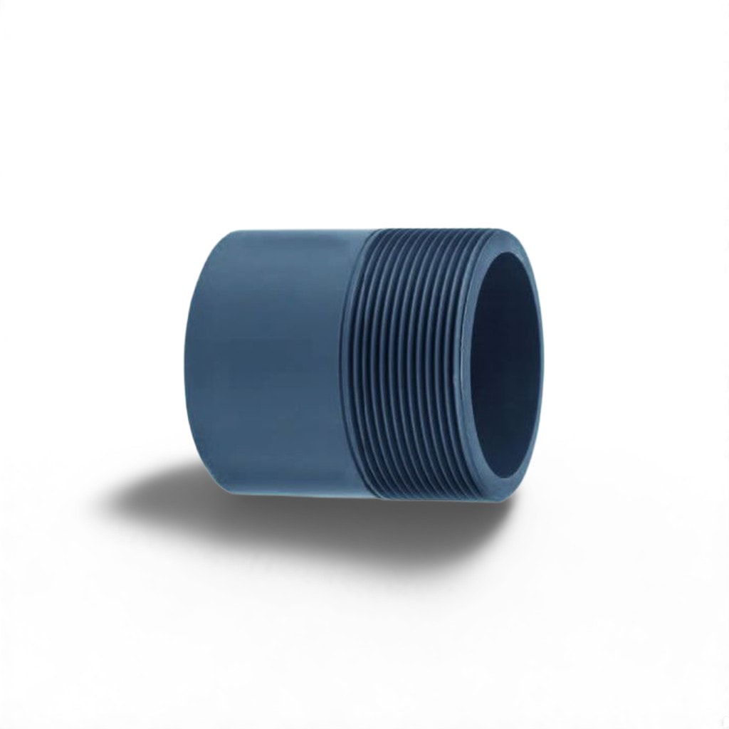 Pvc Puntstuk 63x2" bu.dr