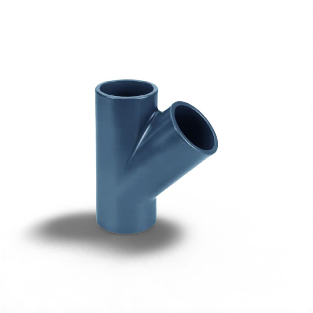 Pvc T-stuk 45°