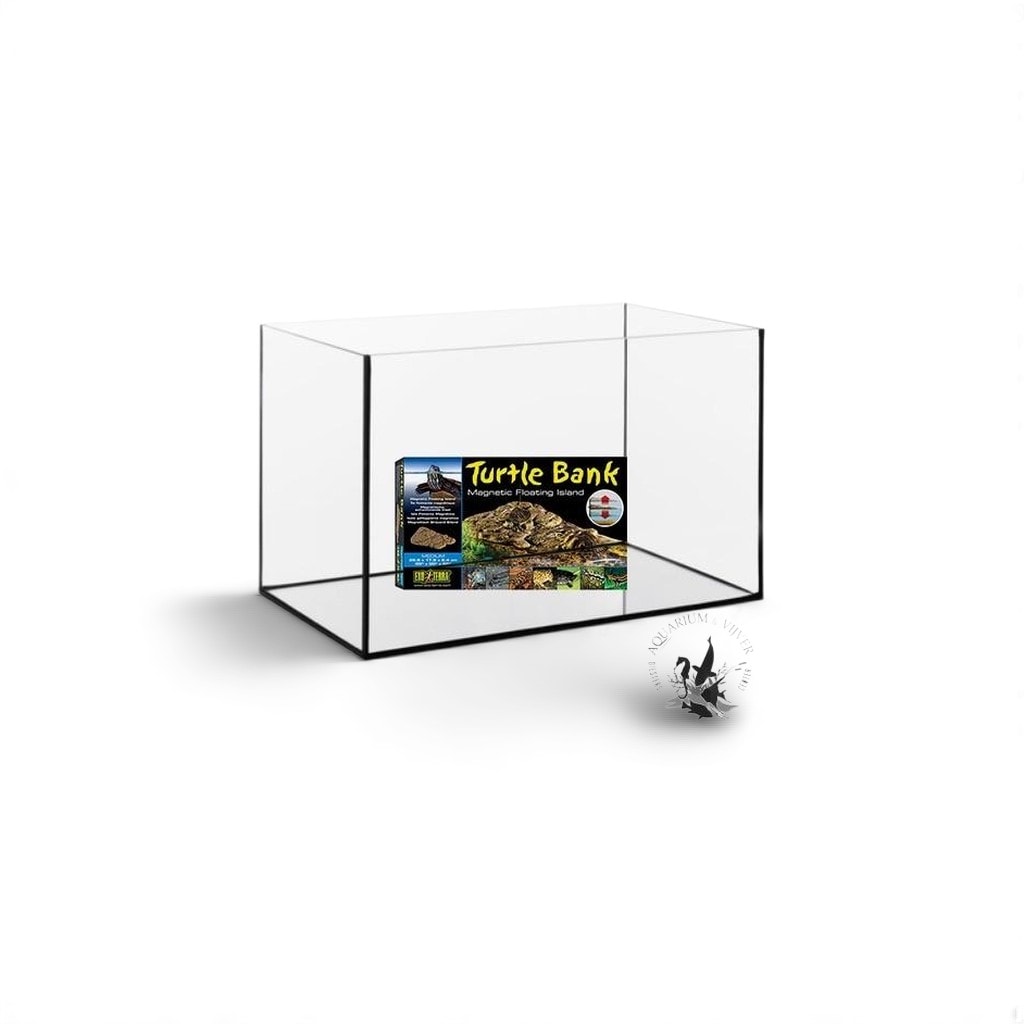 Schildpadden Aquarium met Turtle Dock 80x35x40cm