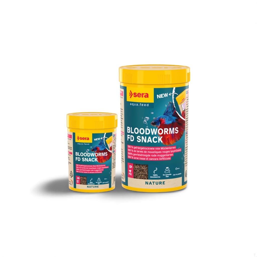 sera Bloodworms FD Snack