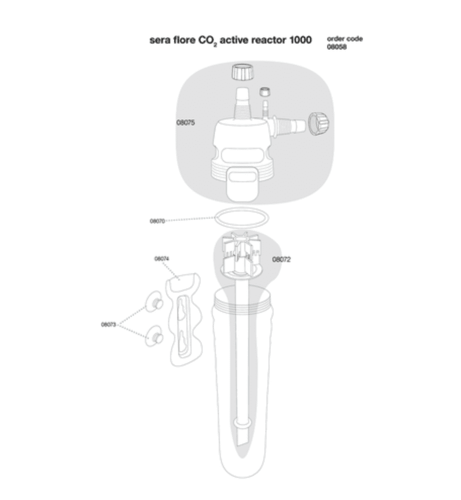 Sera flore actieve CO2-reactor 1000 - afbeelding 2