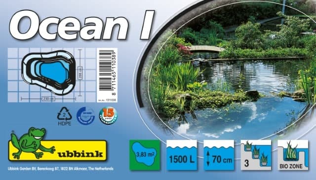 Ubbink Ocean 1 Voorgevormde Vijver - afbeelding 3